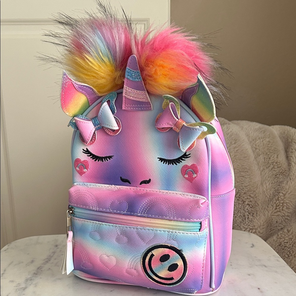 Girls Under One Sky Pastel Unicorn Backpack